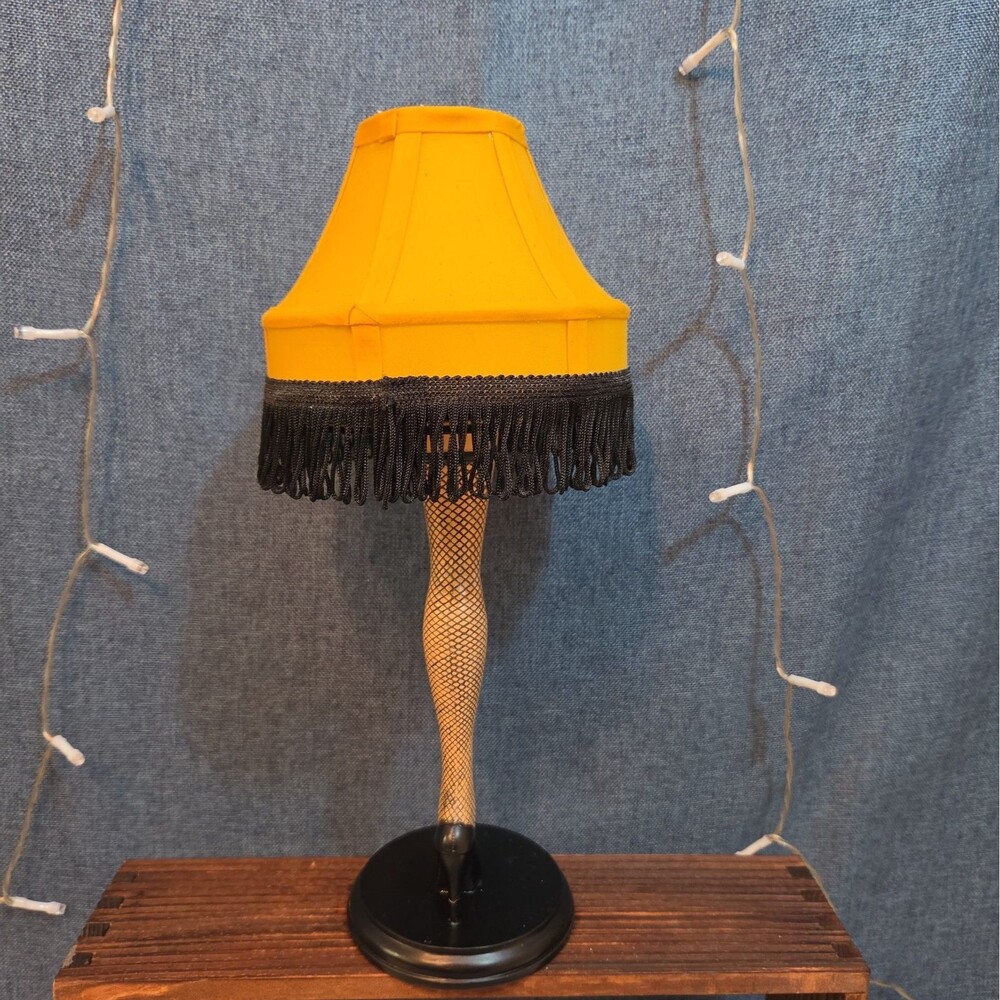 NECA Christmas Story Leg Lamp Tea Light Votive Holder 12" Movie Prop - Picture 4 of 16